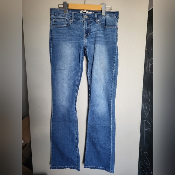 Levi 524 Classic Blue Women's Jeans Bootcut, Size 7 (30 X 31) - Picture 2 of 6